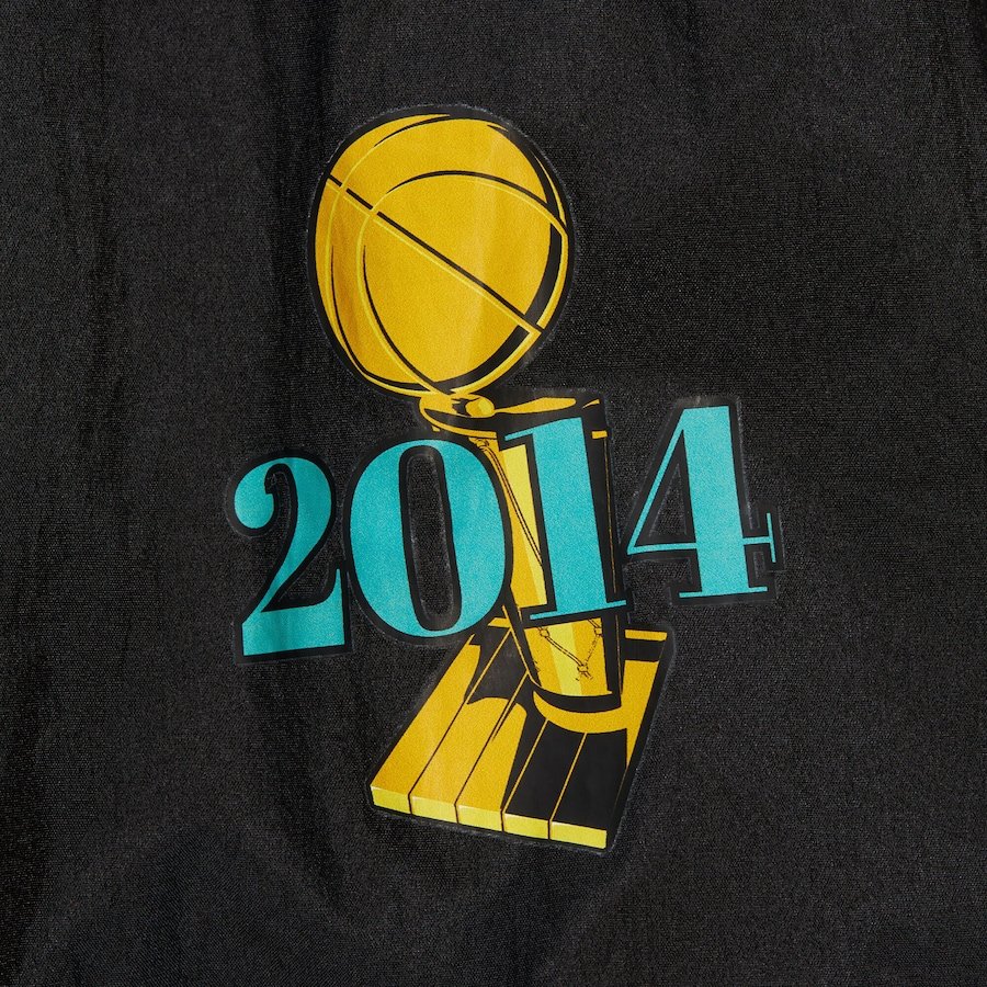 San Antonio Spurs Mitchell & Ness Unisex  Hardwood Classics Team OG 3.0 Anorak Half-Zip Windbreaker Jacket – Black - Image 5