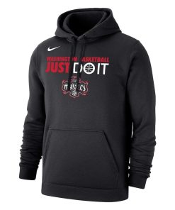 Alternative view of Washington Mystics Nike Unisex Just Do It Club Pullover Hoodie – Black