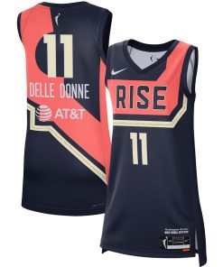 Elena Delle Donne Washington Mystics Nike Unisex Rebel Edition Victory Player Jersey – Navy