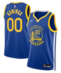 Jonathan Kuminga Golden State Warriors Nike Unisex Swingman Badge Player Jersey – Icon Edition – Royal