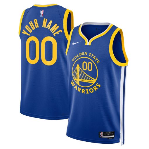 Golden State Warriors Nike Unisex Swingman Custom Jersey Royal – Icon Edition