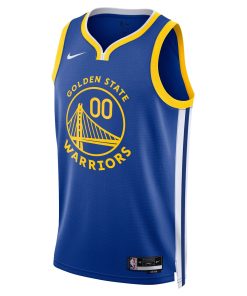 Alternative view of Golden State Warriors Nike Unisex Swingman Custom Jersey Royal – Icon Edition