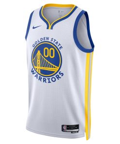 Alternative view of Golden State Warriors Nike Unisex Swingman Custom Jersey White – Association Edition