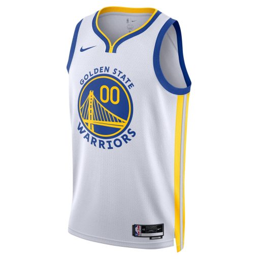 Golden State Warriors Nike Unisex Swingman Custom Jersey White – Association Edition - Image 2