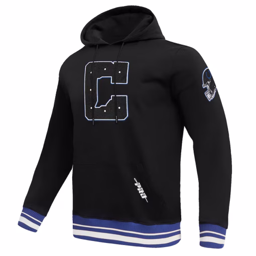 Indianapolis Colts Pro Standard Unisex Indiana Nights Indiana “C” Logo Hoodie – Black - Image 2