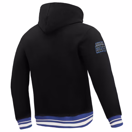 Indianapolis Colts Pro Standard Unisex Indiana Nights Indiana “C” Logo Hoodie – Black - Image 3