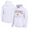 Minnesota Vikings Starter Unisex Throwback Logo Pullover Hoodie – White