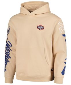 Alternative view of Washington Mystics The Wild Collective Unisex Graffiti Acid Wash Pullover Hoodie – Cream