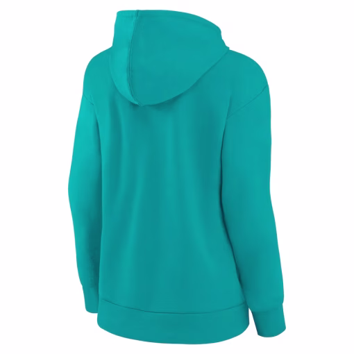 Miami Dolphins Women’s Primary Logo Pullover Hoodie – Aqua - Image 3