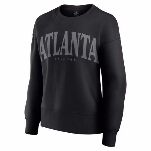 Atlanta Falcons Fanatics Women’s Elements Pullover Sweatshirt – Black - Image 2