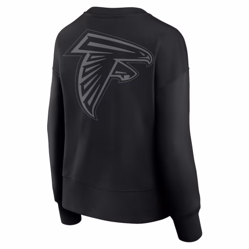 Atlanta Falcons Fanatics Women’s Elements Pullover Sweatshirt – Black - Image 3