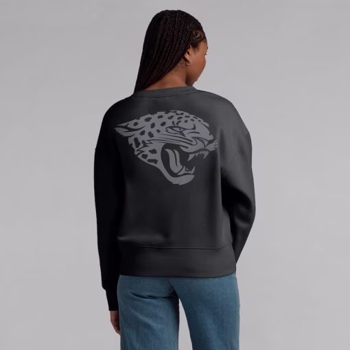Jacksonville Jaguars Fanatics Women’s Elements Pullover Sweatshirt – Black - Image 5