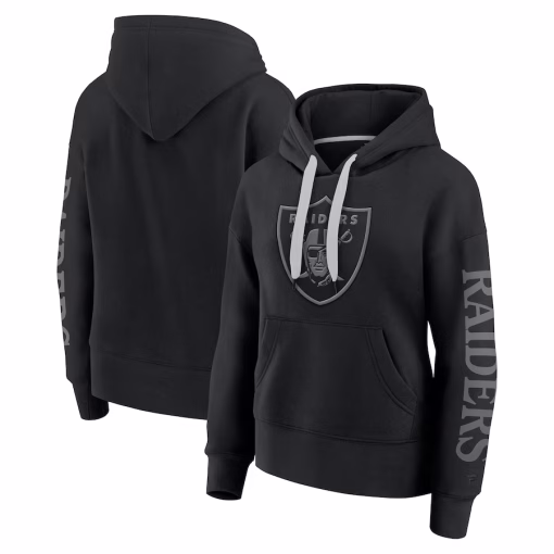 Las Vegas Raiders Fanatics Women’s Next Elements Pullover Hoodie – Black