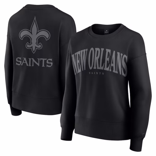 New Orleans Saints Fanatics Women’s Elements Pullover Sweatshirt – Black