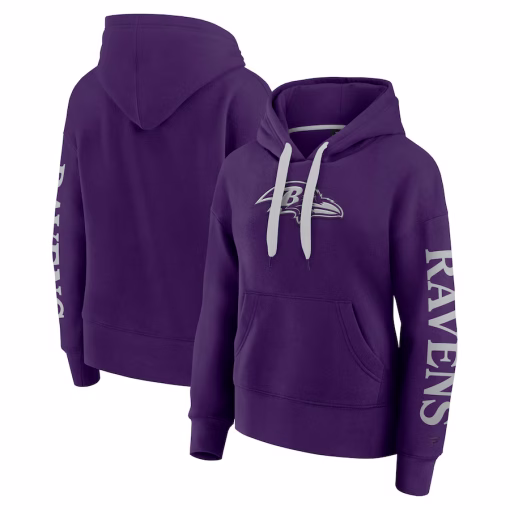 Baltimore Ravens Fanatics Women’s Elements Next Pullover Hoodie – Purple
