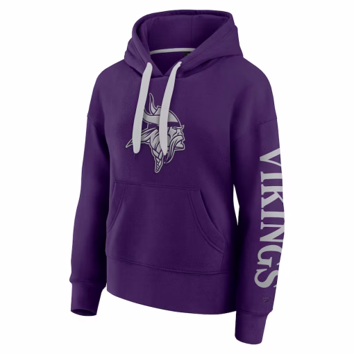 Minnesota Vikings Fanatics Women’s Elements Next Pullover Hoodie – Purple - Image 2