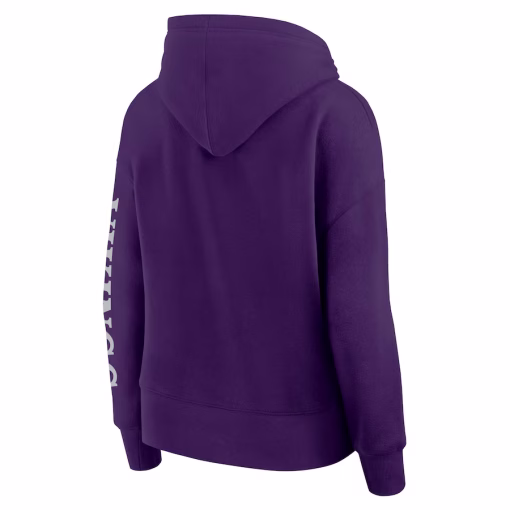 Minnesota Vikings Fanatics Women’s Elements Next Pullover Hoodie – Purple - Image 3