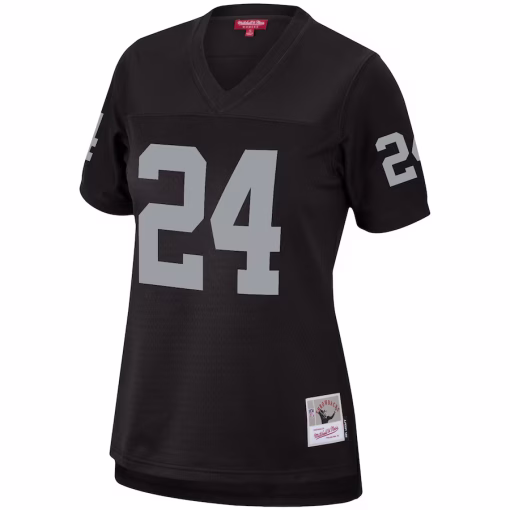 Charles Woodson Las Vegas Raiders Mitchell & Ness Women’s Legacy Replica Team Jersey – Black - Image 2