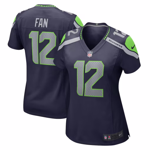 12s Seattle Seahawks Nike Women’s Player Jersey – Navy