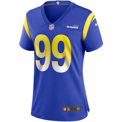 Aaron Donald Los Angeles Rams Nike Women’s Player Jersey – Royal - Image 2