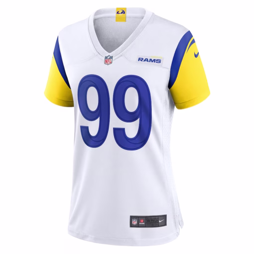 Aaron Donald Los Angeles Rams Nike Women’s Player Jersey – White - Image 2