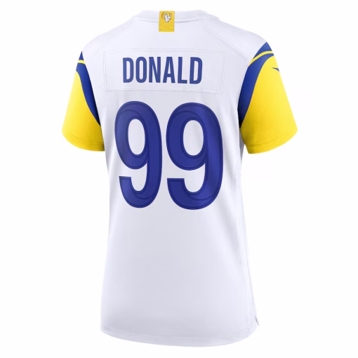 Aaron Donald Los Angeles Rams Nike Women’s Player Jersey – White - Image 3