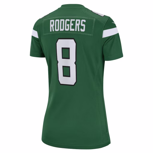 Aaron Rodgers New York Jets Nike Women’s Player Jersey – Green - Image 2
