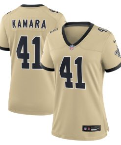 Alvin Kamara New Orleans Saints Nike Women’s Gameday Golds Alternate Game Player Jersey – Gold