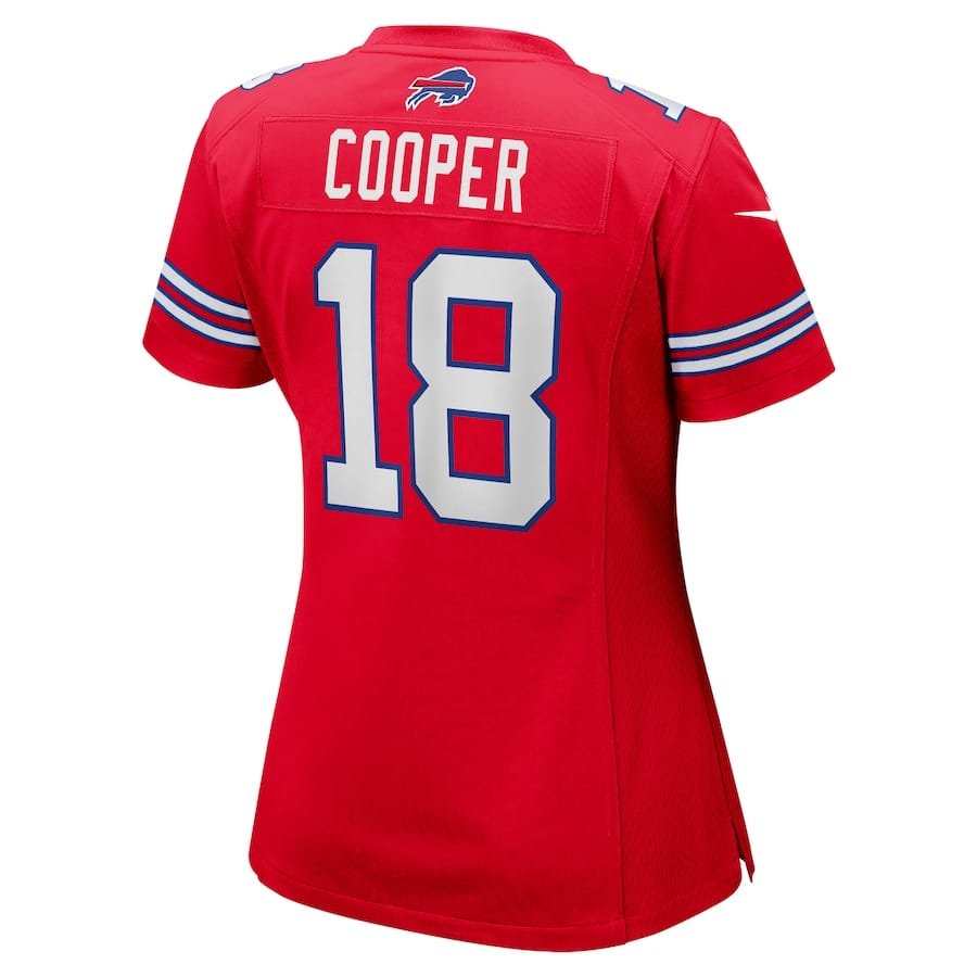 Amari Cooper Buffalo Bills Nike Women’s 2nd Alternate Game Jersey – Red - Image 3