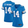 Amon-Ra St. Brown Detroit Lions Nike Women’s Team Game Jersey – Blue