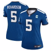 Anthony Richardson Indianapolis Colts Nike Women’s Alternate Legend Player Performance Top – Royal