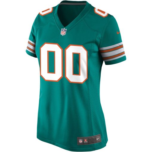 Miami Dolphins Nike Women’s Alternate Custom Game Jersey – Aqua - Image 2
