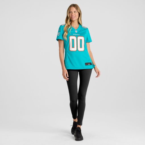 Miami Dolphins Nike Women’s Custom Game Jersey – Aqua - Image 4