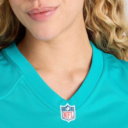 Miami Dolphins Nike Women’s Custom Game Jersey – Aqua - Image 8