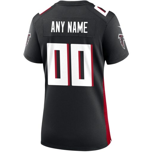 Nike Atlanta Falcons Women’s Custom Game Jersey – Black - Image 3
