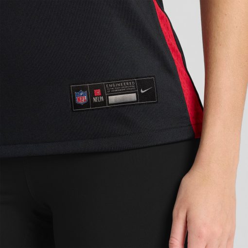 Nike Atlanta Falcons Women’s Custom Game Jersey – Black - Image 7