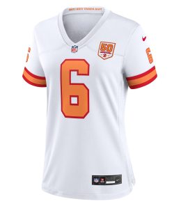 Alternative view of Baker Mayfield ’76 Tampa Bay Buccaneers Nike Women’s 50th Season Game Jersey – White
