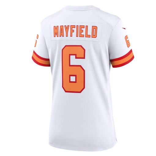 Baker Mayfield ’76 Tampa Bay Buccaneers Nike Women’s 50th Season Game Jersey – White - Image 3