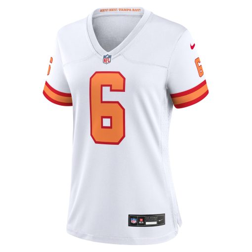 Baker Mayfield ’76 Tampa Bay Buccaneers Nike Women’s  Game Jersey – White - Image 2