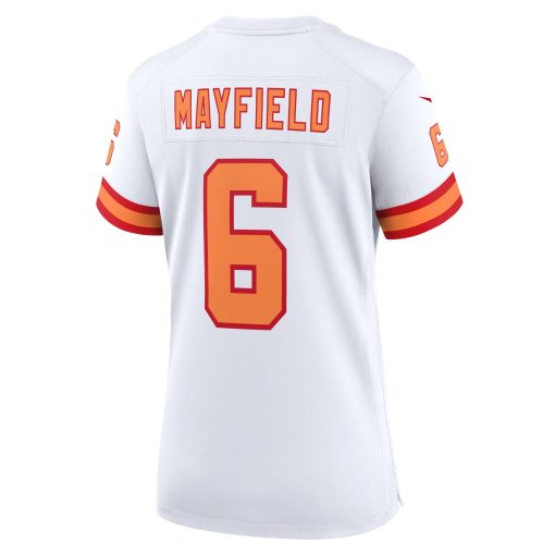 Baker Mayfield ’76 Tampa Bay Buccaneers Nike Women’s  Game Jersey – White - Image 3