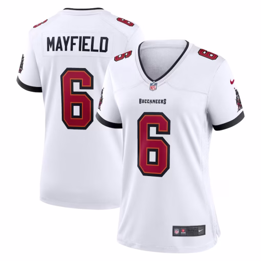 Baker Mayfield Tampa Bay Buccaneers Nike Women’s Away Game Jersey – White