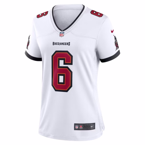 Baker Mayfield Tampa Bay Buccaneers Nike Women’s Away Game Jersey – White - Image 3