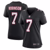 Bijan Robinson Atlanta Falcons Nike Throwback Game Jersey – Black