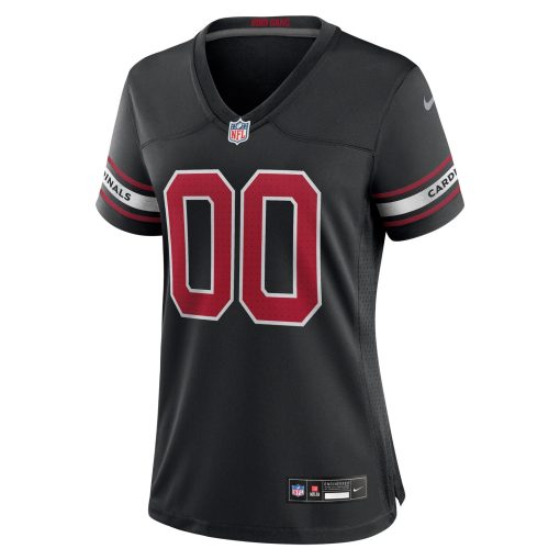 Arizona Cardinals Nike Women’s Alternate Custom Game Jersey – Black - Image 2