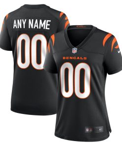 Cincinnati Bengals Nike Women’s Game Custom Jersey – Black