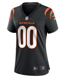 Alternative view of Cincinnati Bengals Nike Women’s Game Custom Jersey – Black