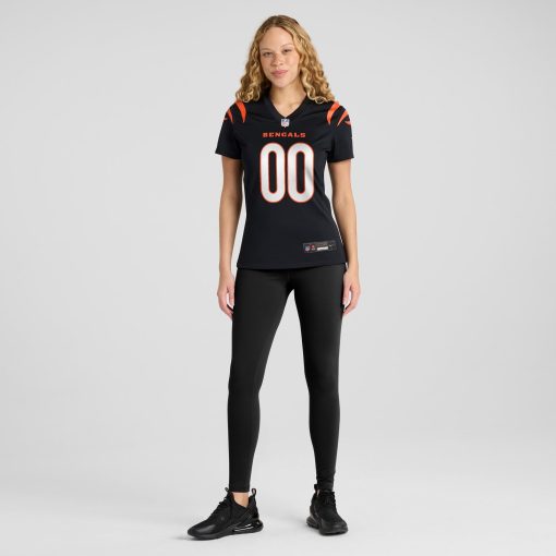 Cincinnati Bengals Nike Women’s Game Custom Jersey – Black - Image 4