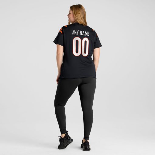 Cincinnati Bengals Nike Women’s Game Custom Jersey – Black - Image 7