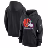 Cleveland Browns Nike Women’s 2024 NFL Crucial Catch Club Pullover Hoodie – Black