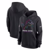Detroit Lions Nike Women’s 2024 NFL Crucial Catch Performance Pullover Hoodie – Black